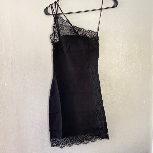 Free People Premonitions Black Bodycon Mini Dress - Picture 15 of 16